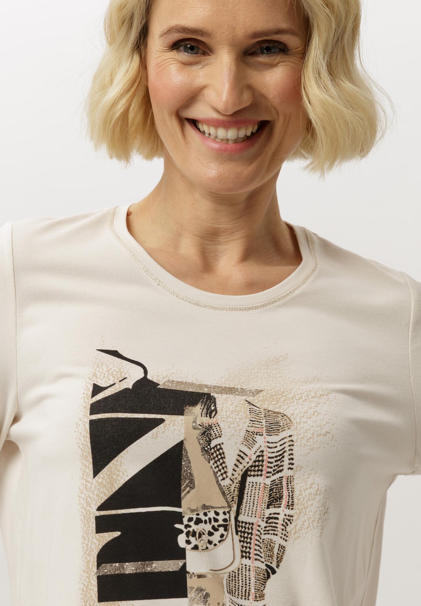 Shirt mit Placement-Print - Bild 4