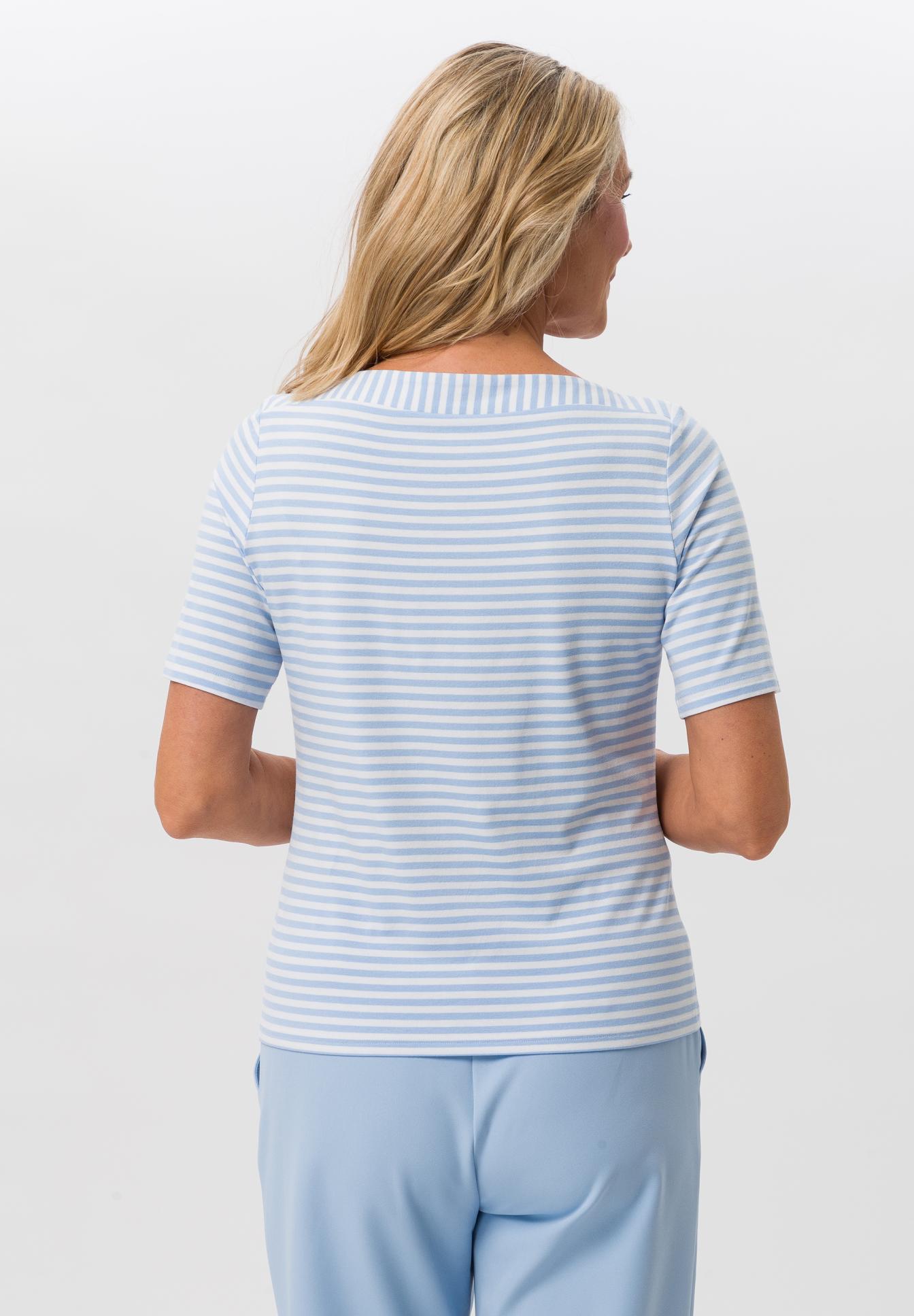 Striped shirt with submarine neckline - Bild 2