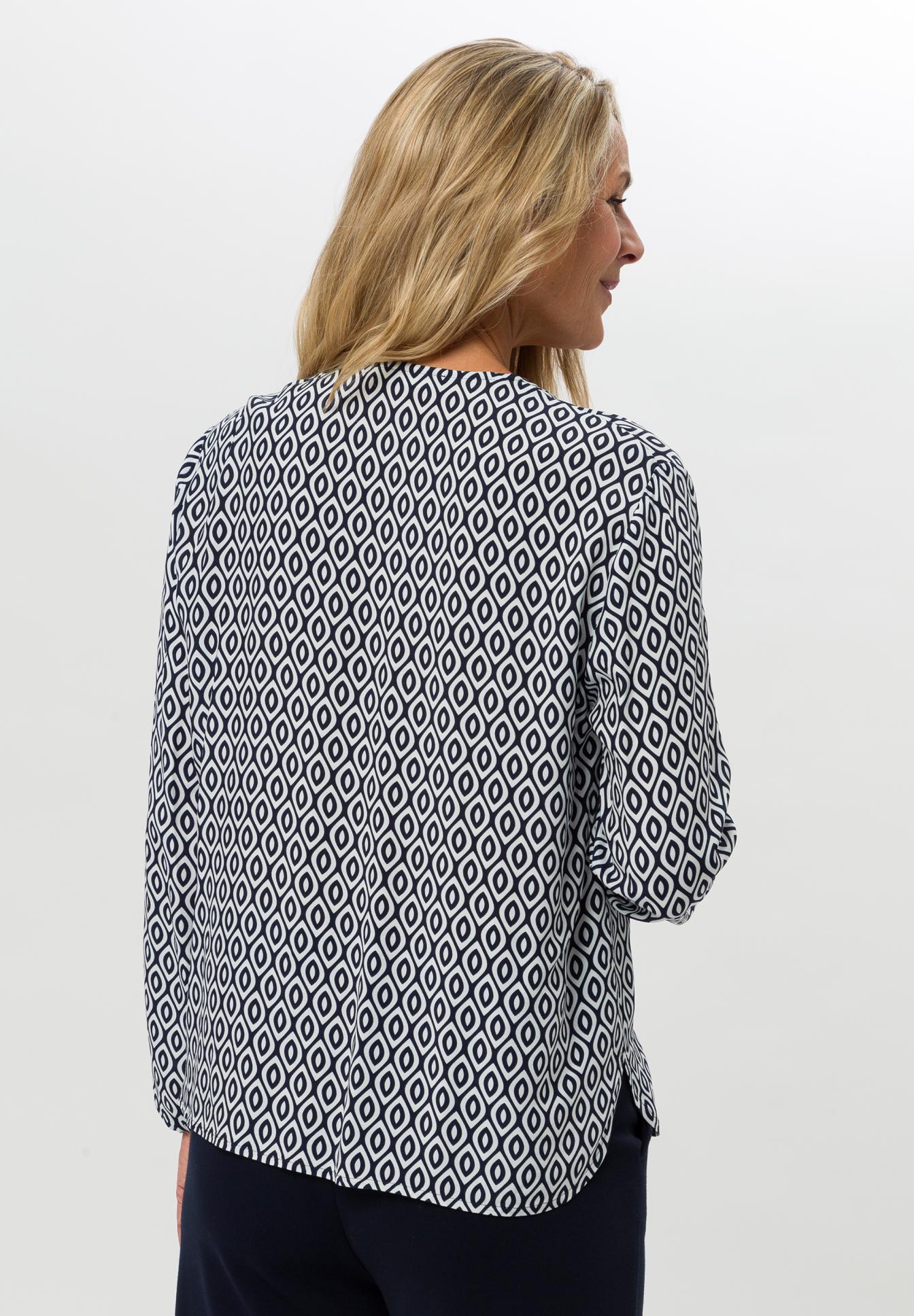 Long sleeve blouse with decorative button placket - Bild 2