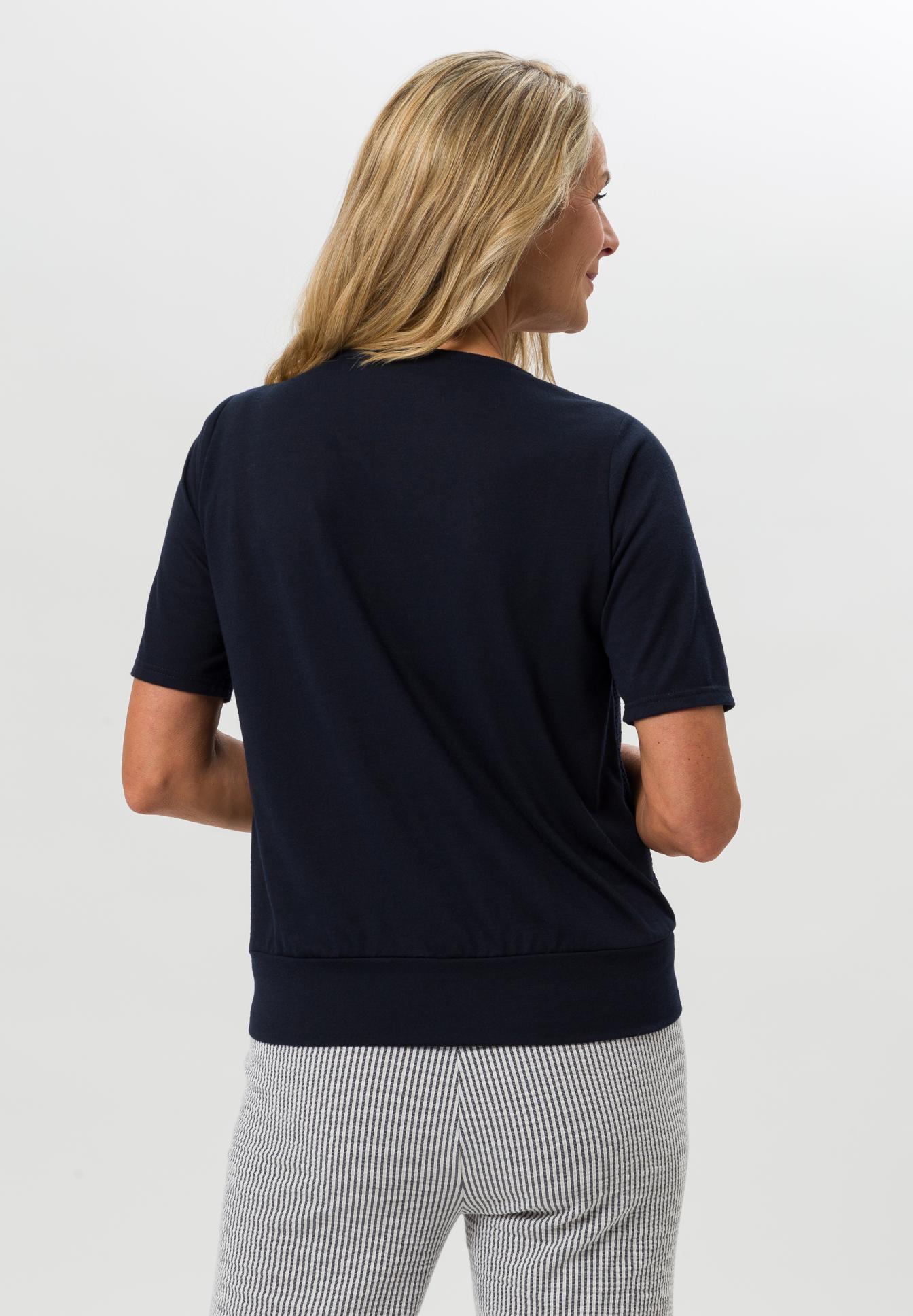 Shirt with elasticated perforated lace - Bild 2