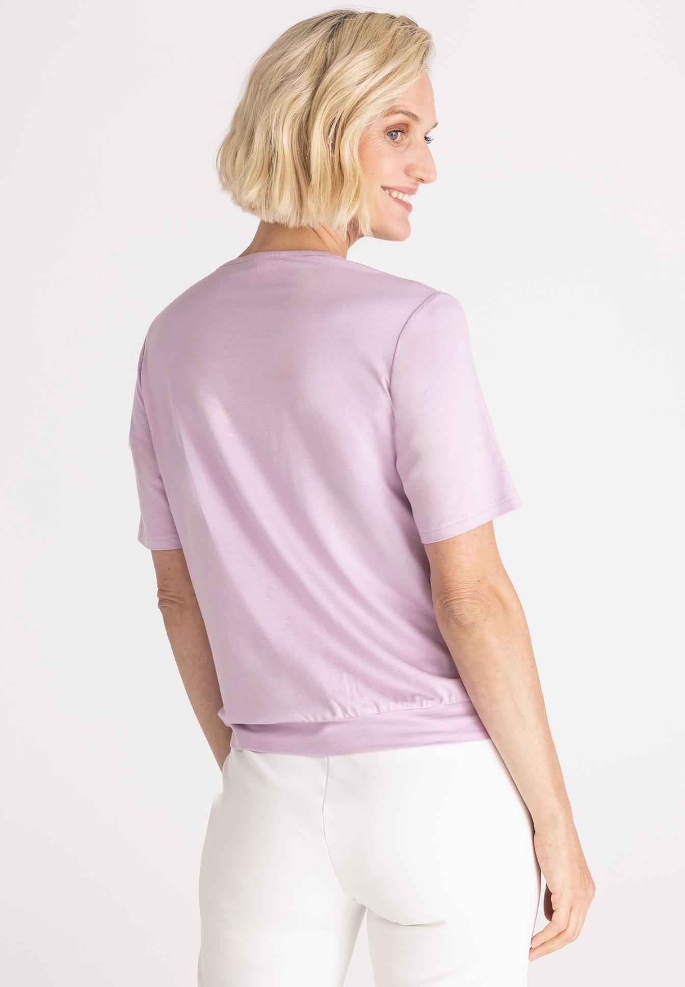 Blouse shirt in a mix of materials - Bild 2