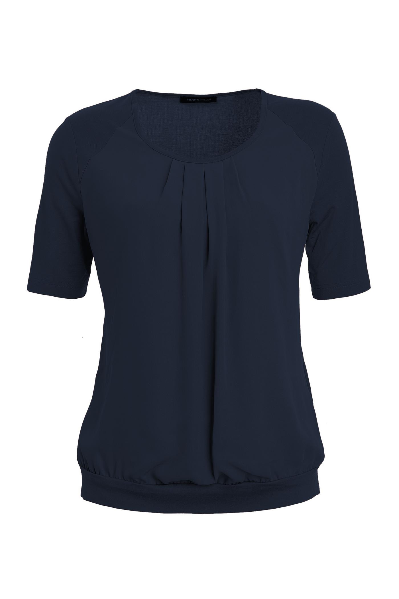 Blouse shirt with slightly falling pleats - Bild 1