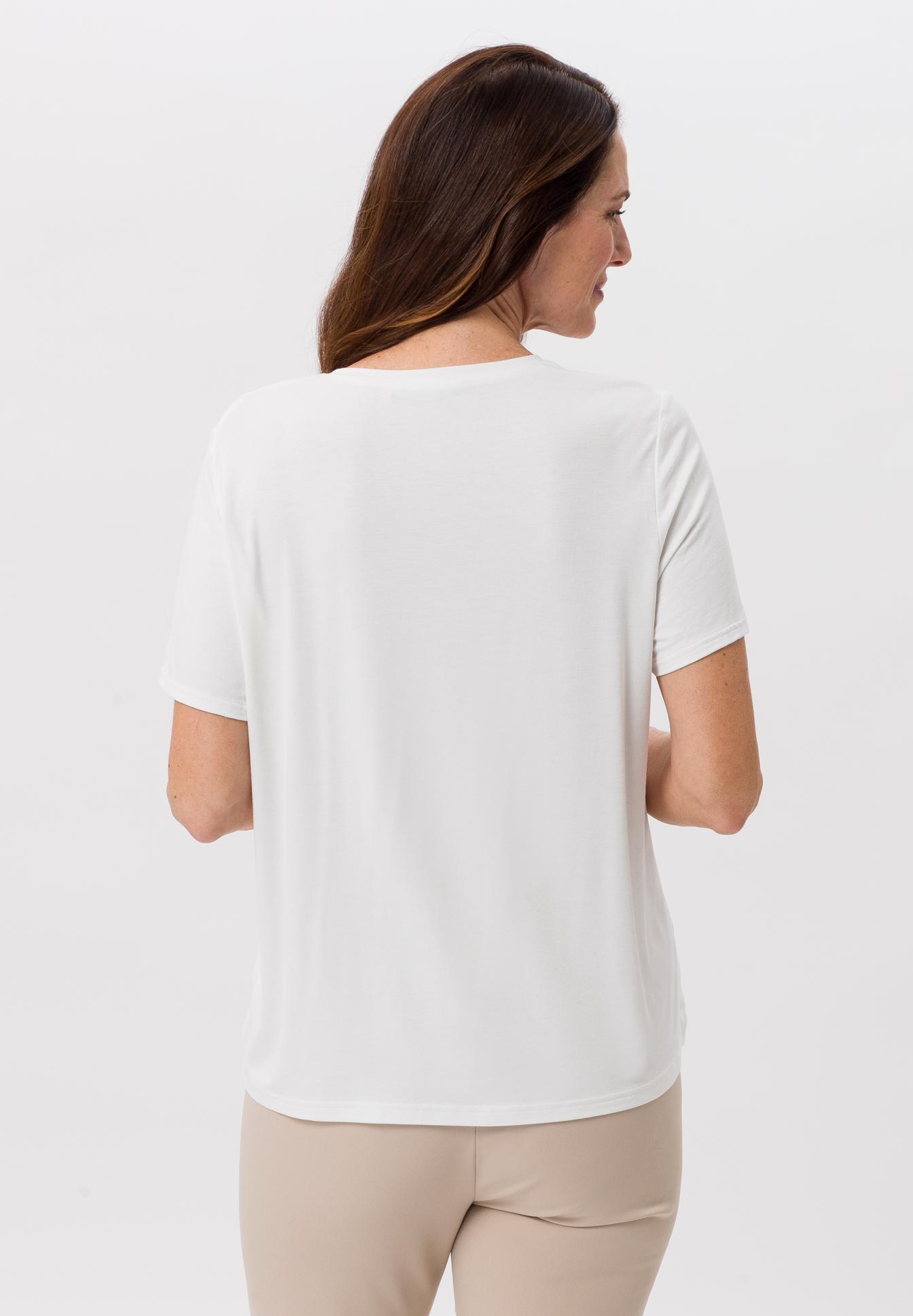 Blusenshirt mit modischem V-Ausschnitt - Bild 2