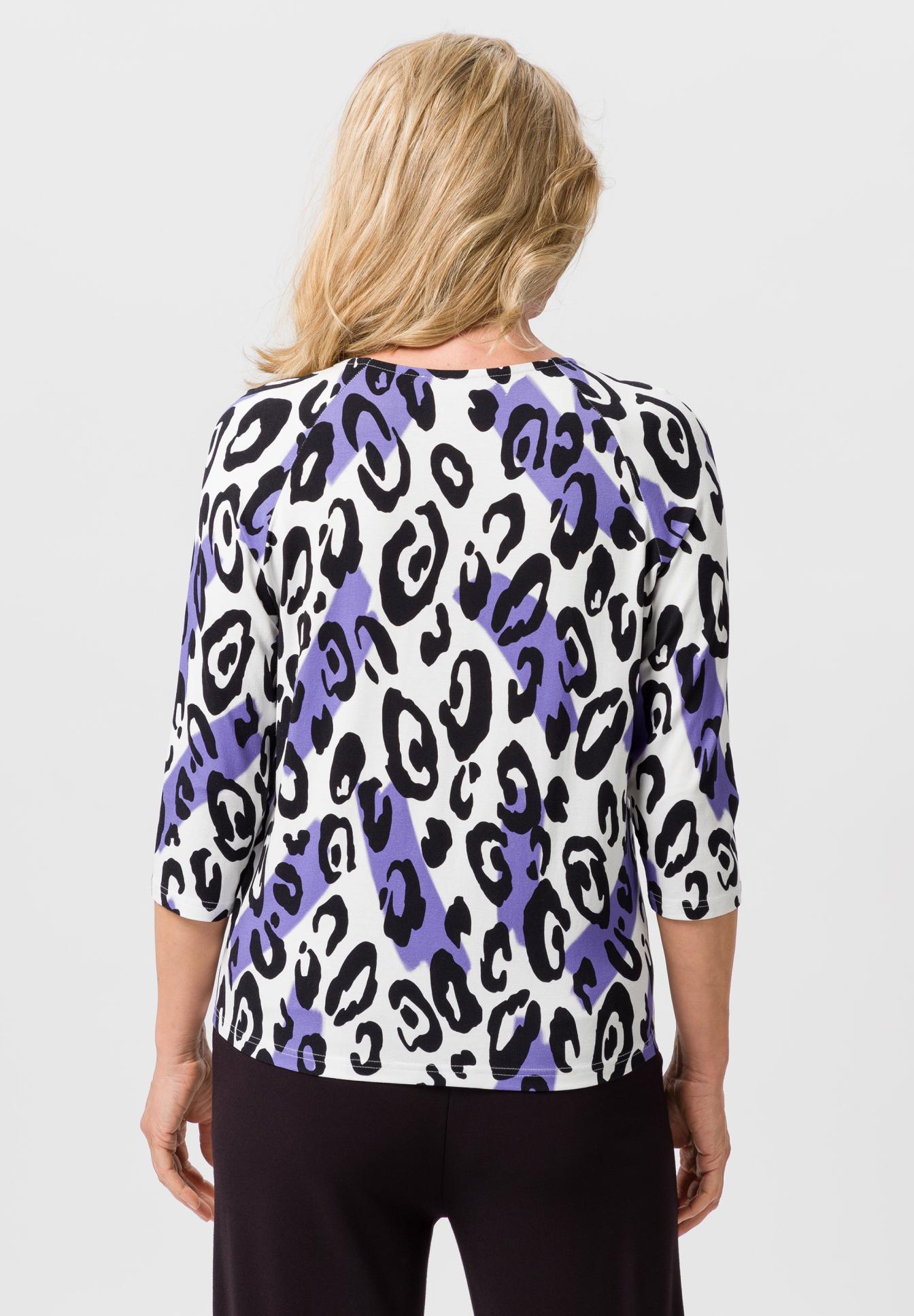 Shirt with colour-coordinated knitted cuffs - Bild 2