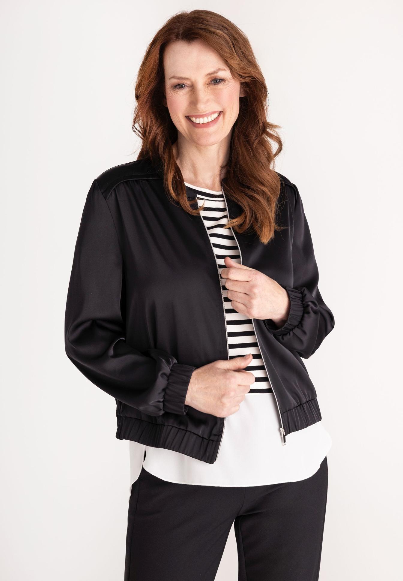 Blouson jacket With elasticated hem - Product Image 1
