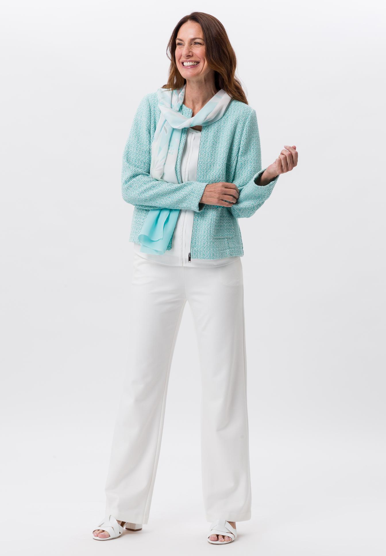 Blouse shirt with decorative centre seam - Product Image 2