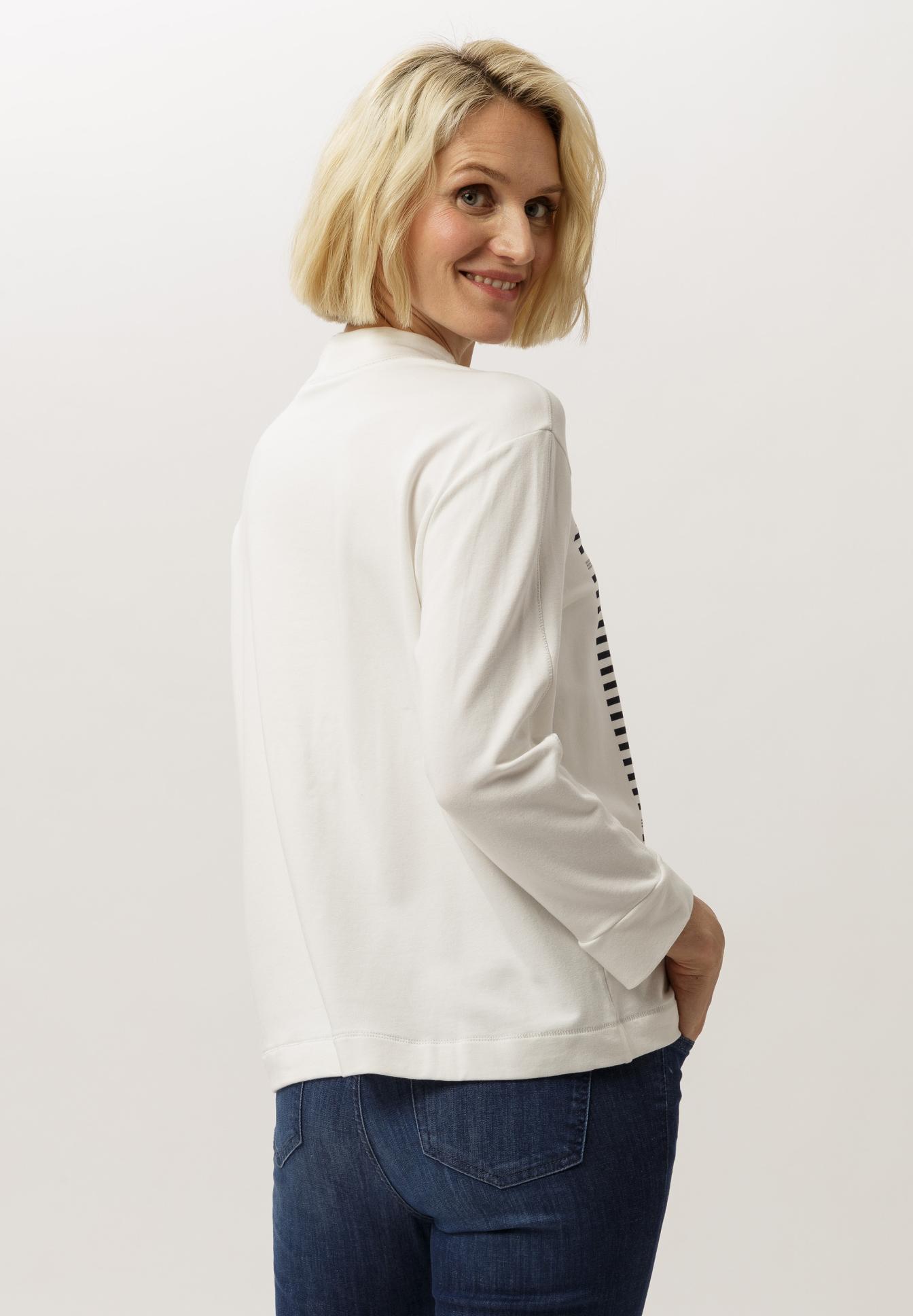 Sweatshirt mit Motivprint und Schmuck - Bild 2