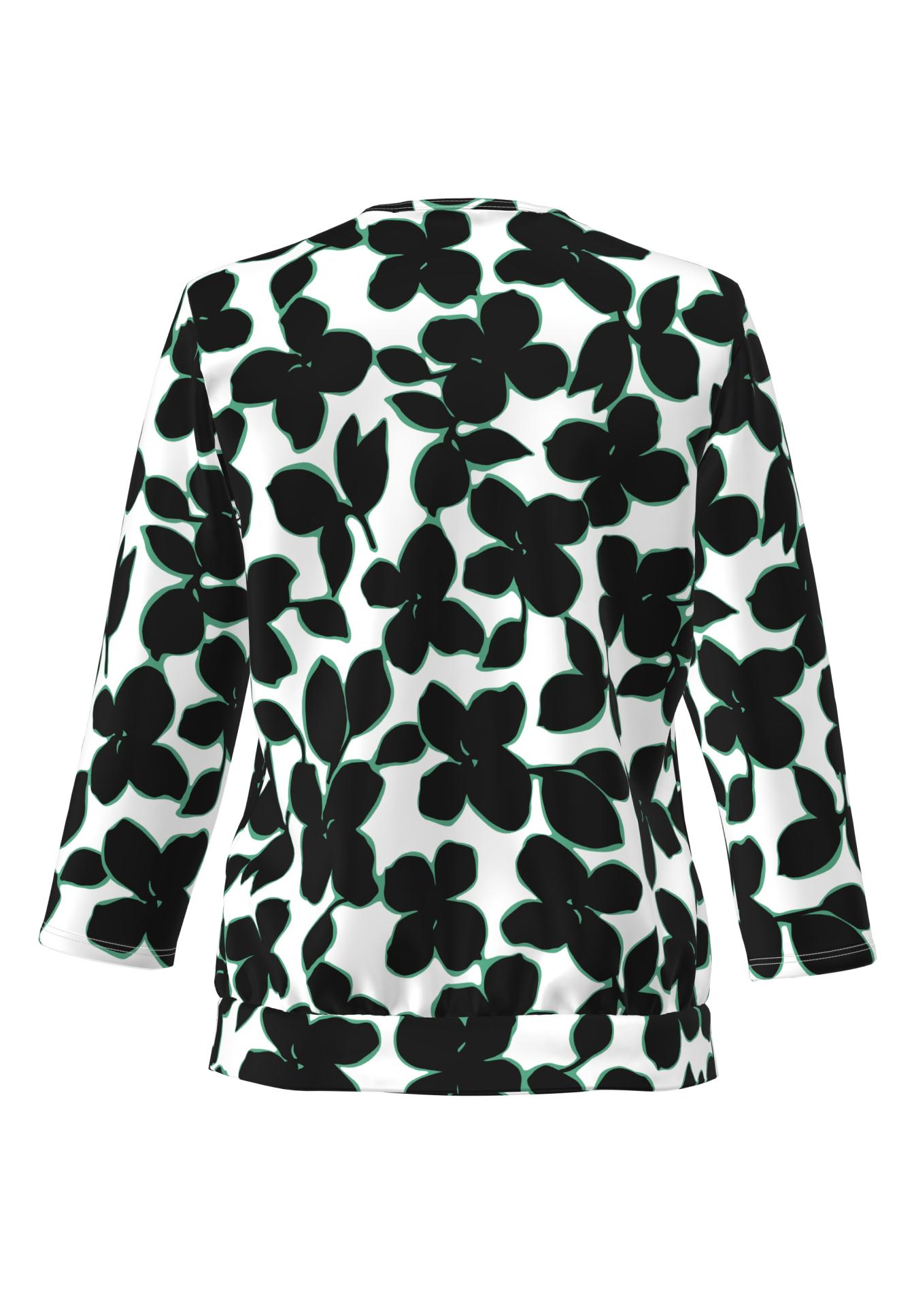 Blouse shirt with floral design - Product Image 2