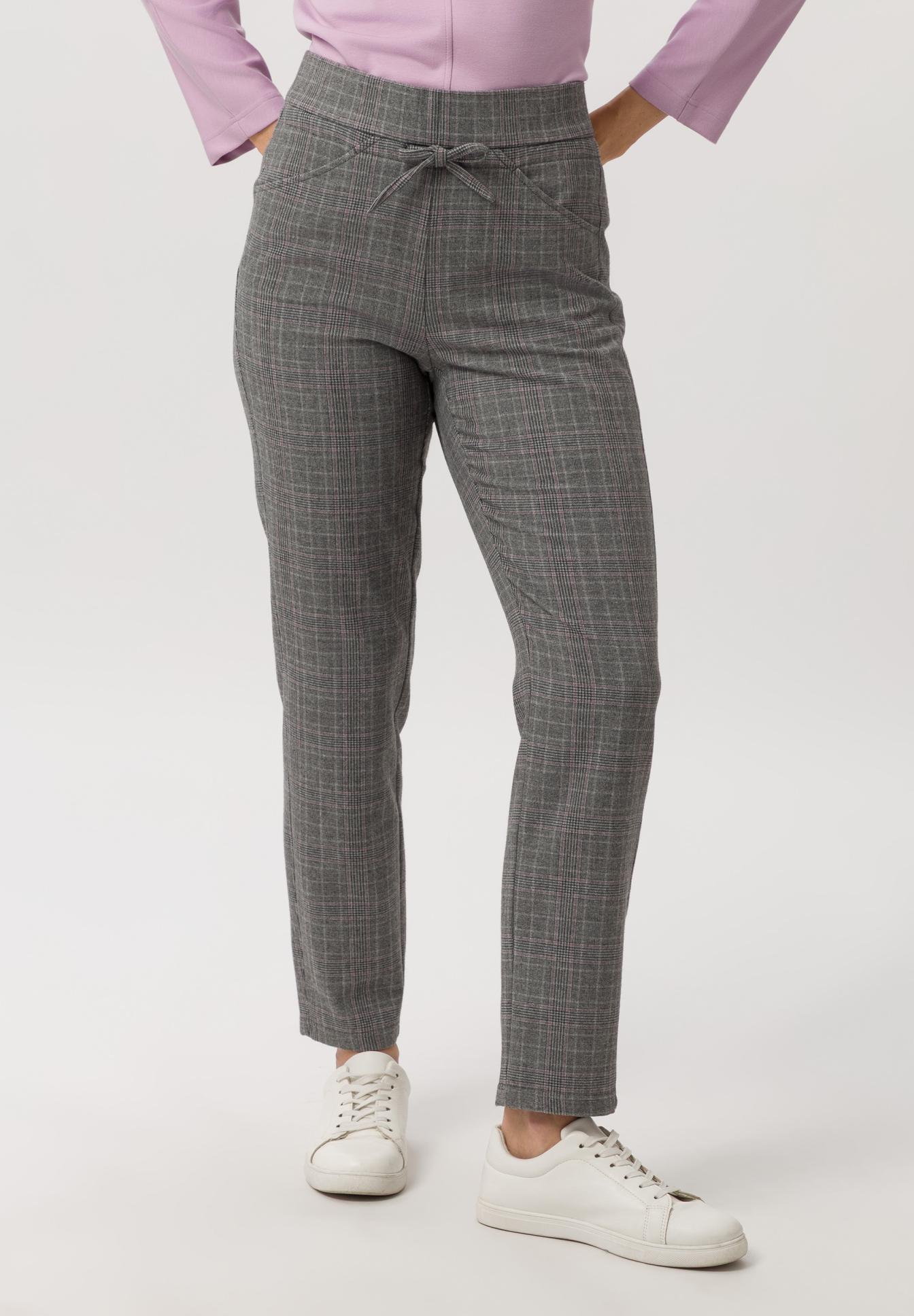 Trousers In fashionable glen check - Product Image 1