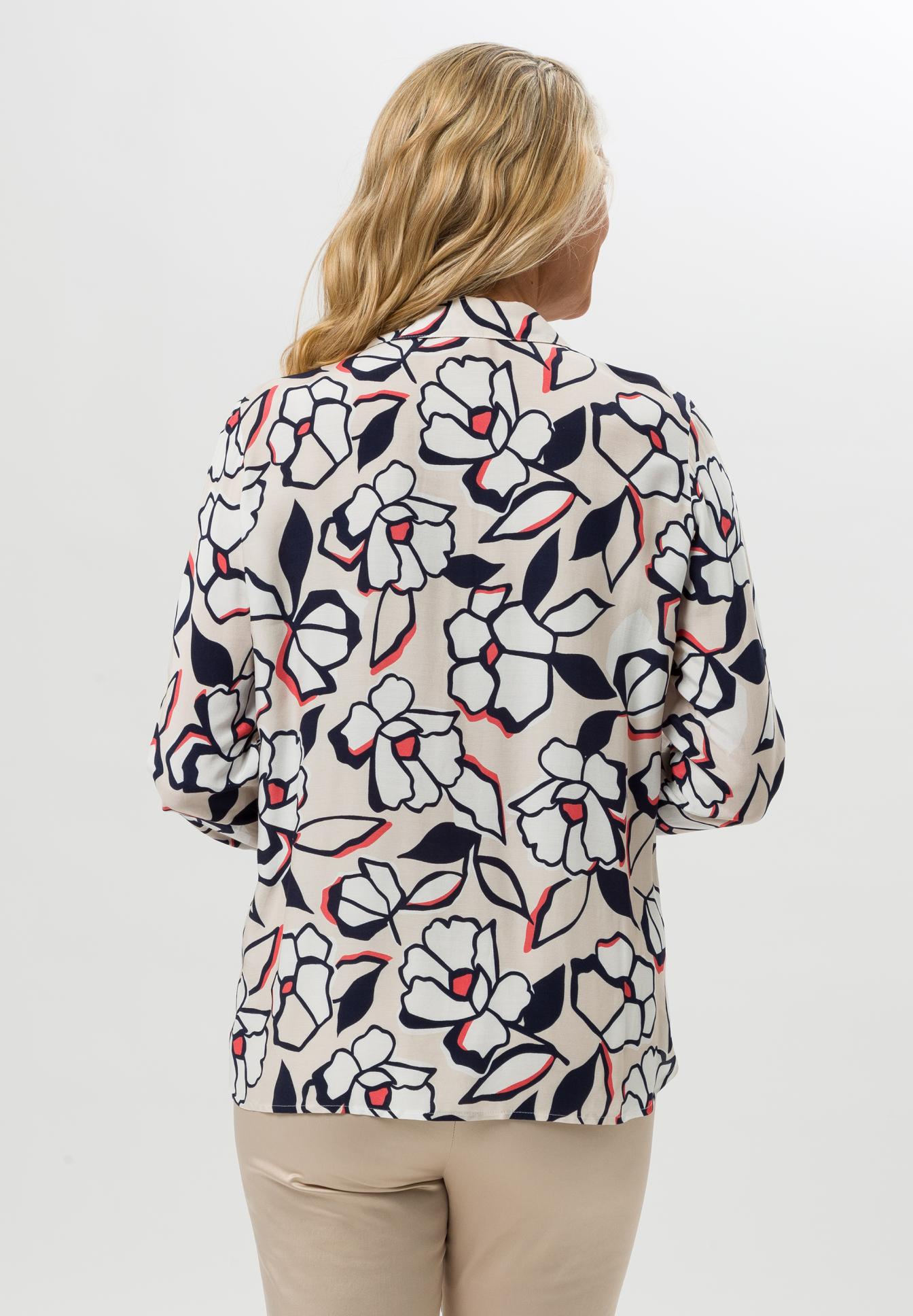 Long sleeve blouse with modern print - Bild 2