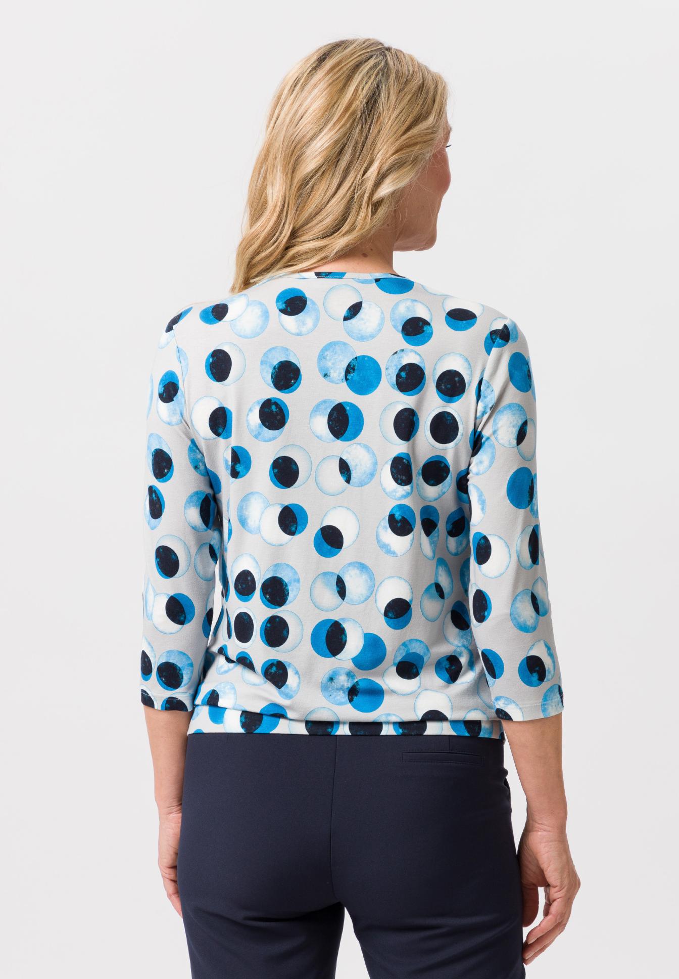 Blusenshirt mit modernem Kullerprint - Bild 2