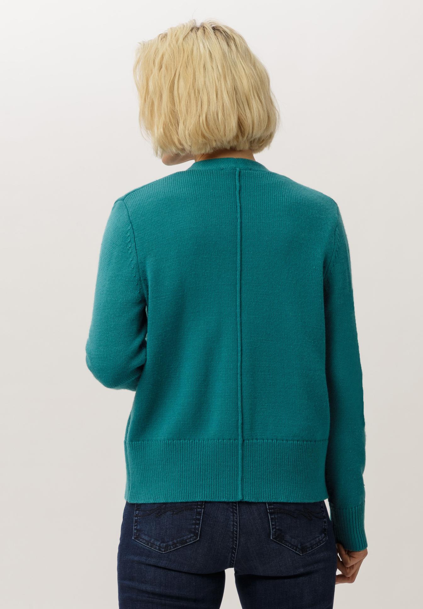 Strickjacke im Materialmix - Bild 2