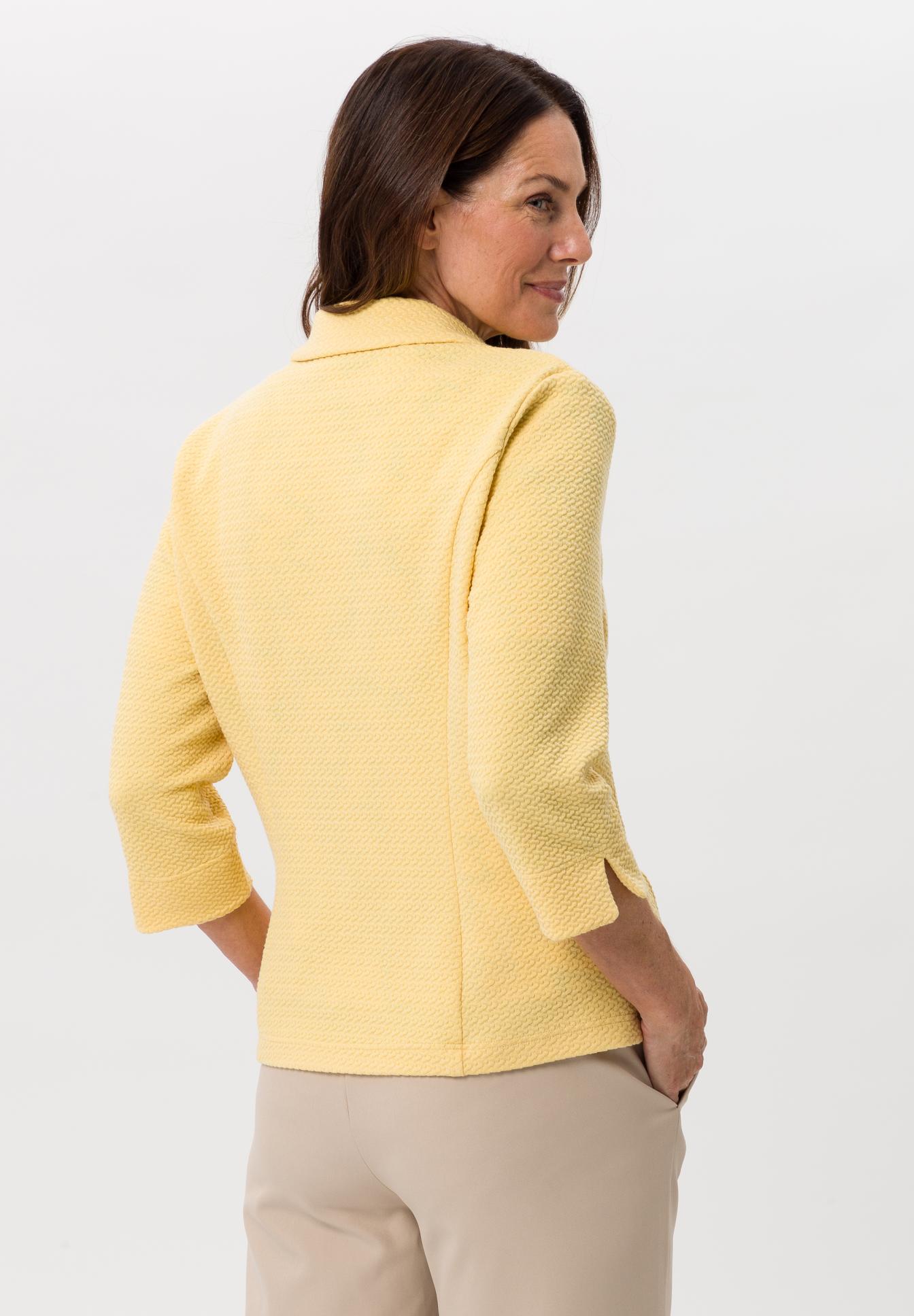 Lapel blazer made from PES mix textured jersey - Bild 2