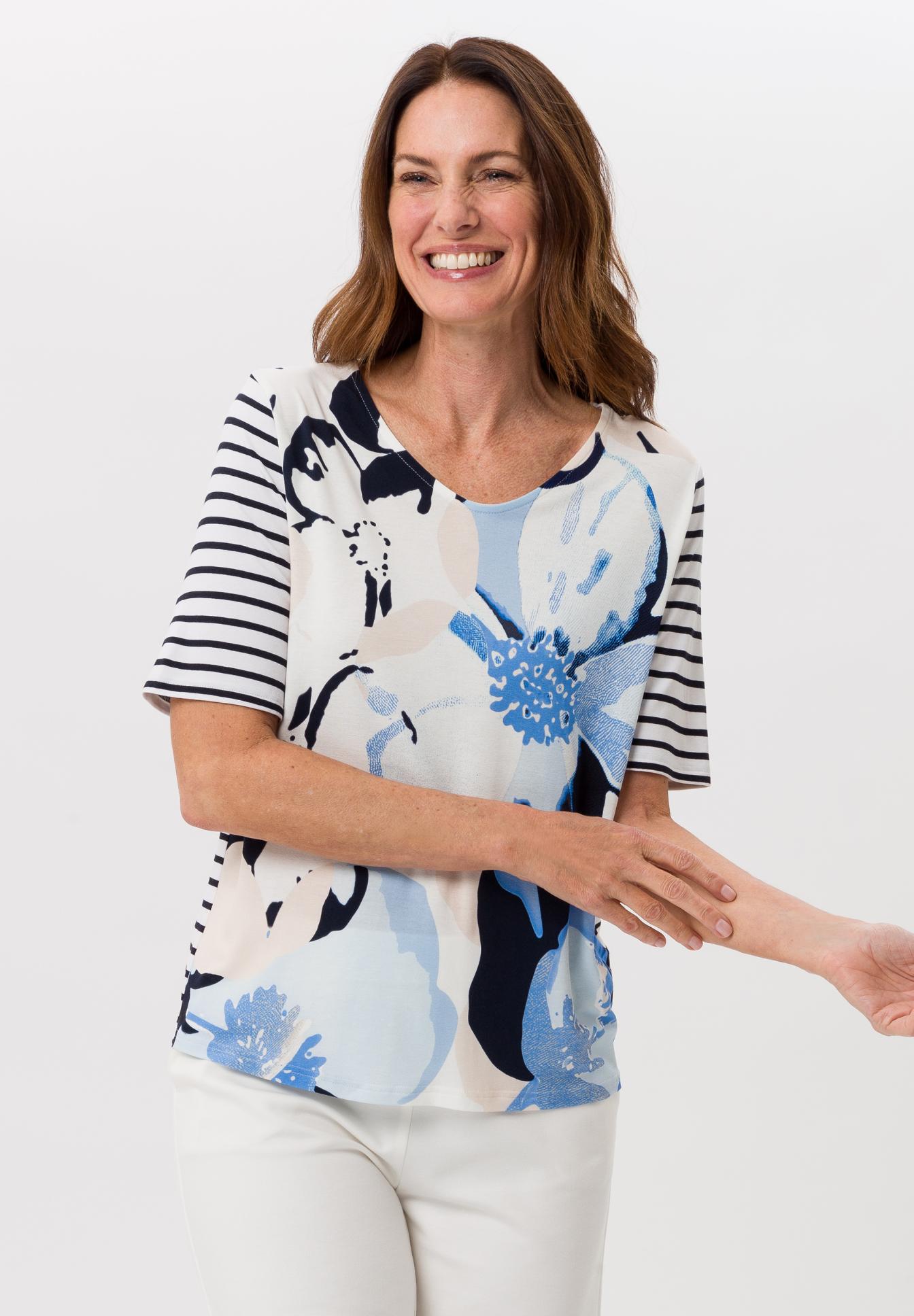 Shirt mit floralem Print