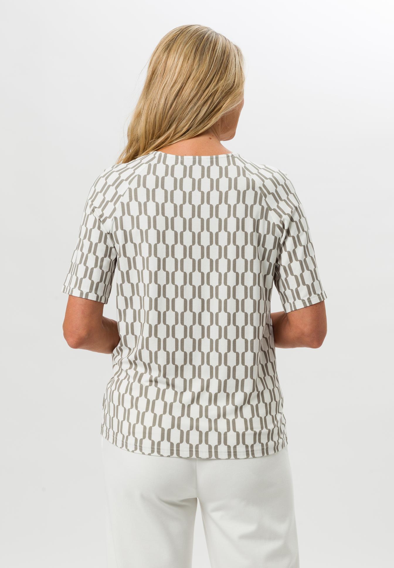 Blouse shirt in a graphic design - Bild 2