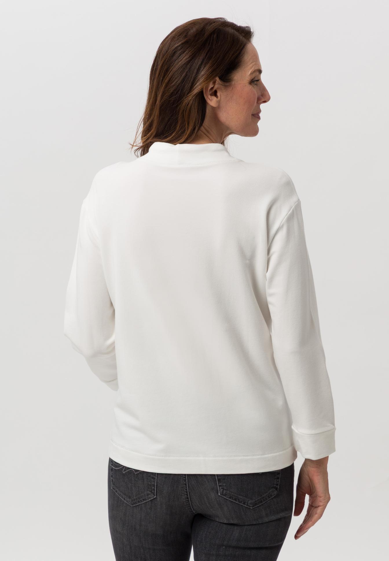Sweatshirt mit Motivprint und Schmuck - Bild 2